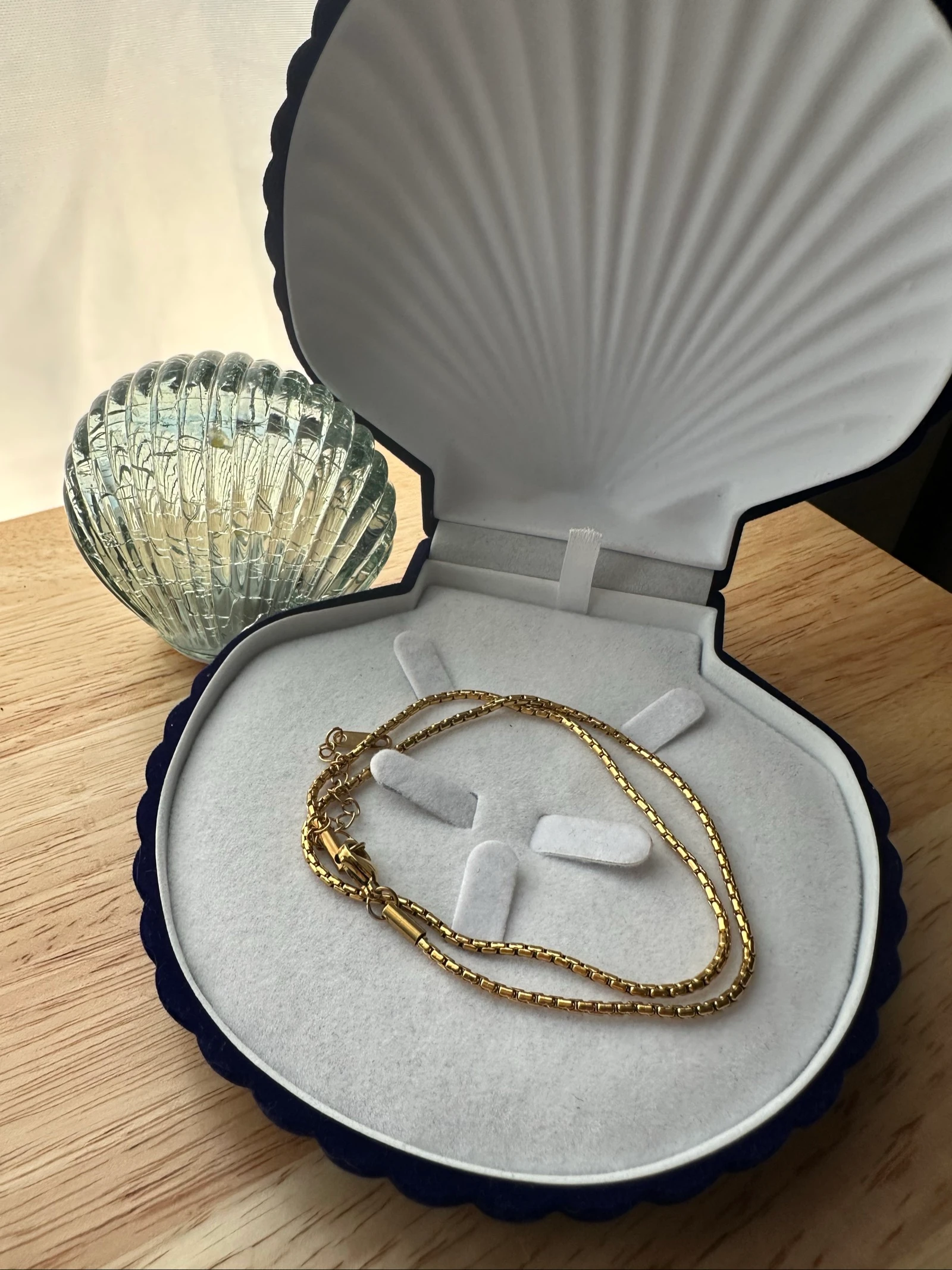 The essential stainless steel Venetian mesh necklace ✨ – photo 3